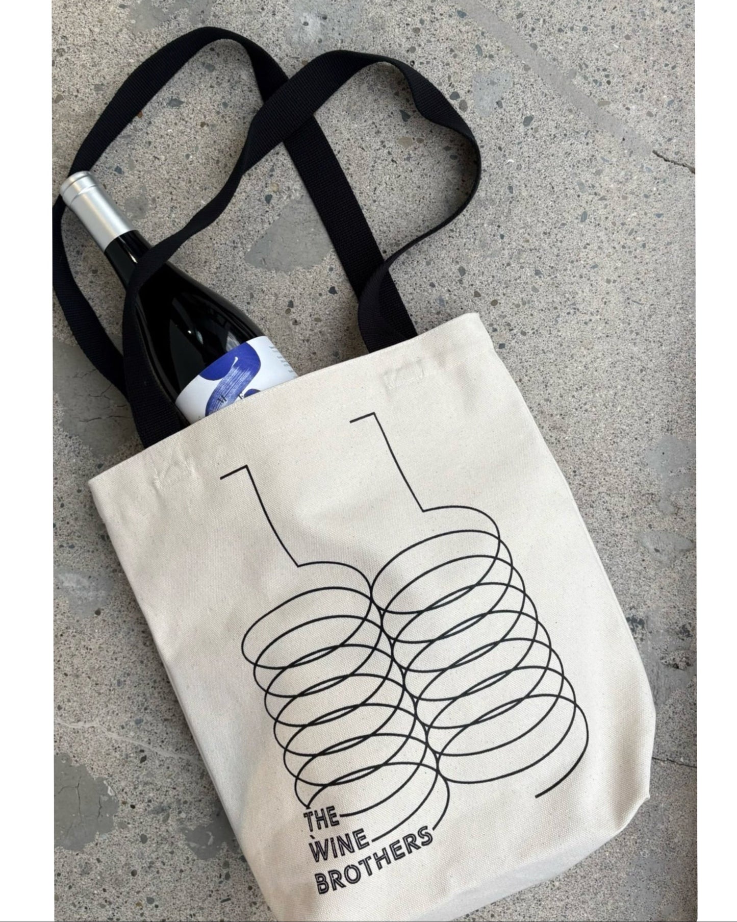Wine Brothers Tote Bag