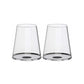 Split Glass 2 Set （Red Wine）/ Black
