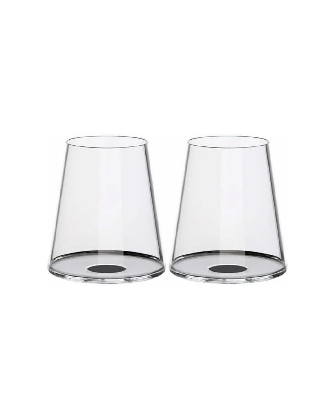 Split Glass 2 Set （Red Wine）/ Black