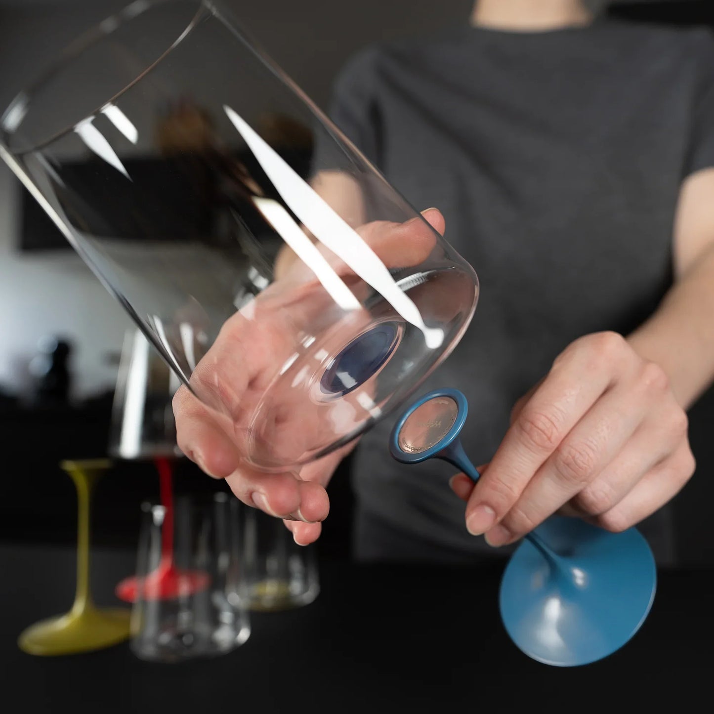 Split Glass 2 Set（Sparkling Wine）/ Blue