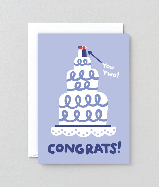 Congrats Wedding Cake