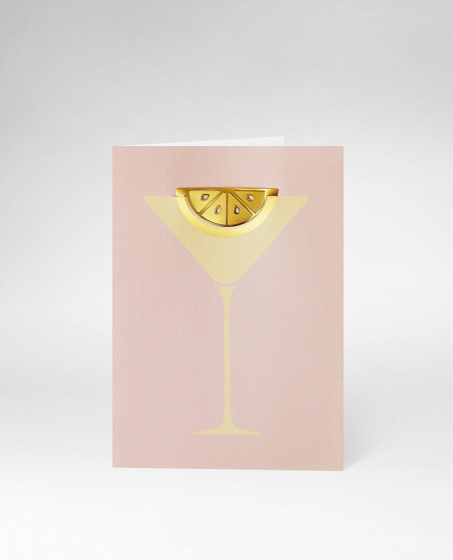 Metal Clip Greeting Card / Cocktail