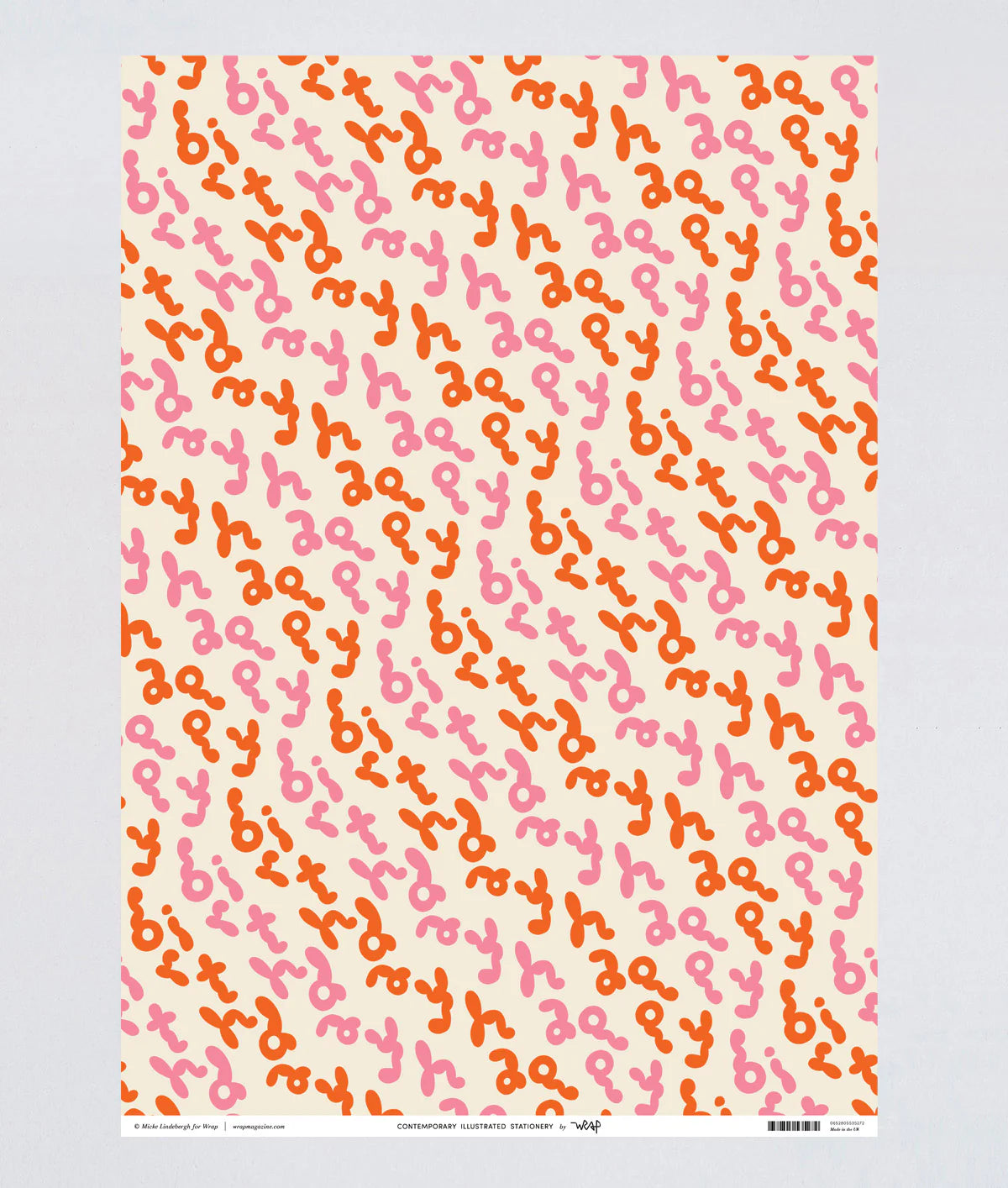 Gift Wrapping 包装紙 / Happy Birthday Bubble Writing