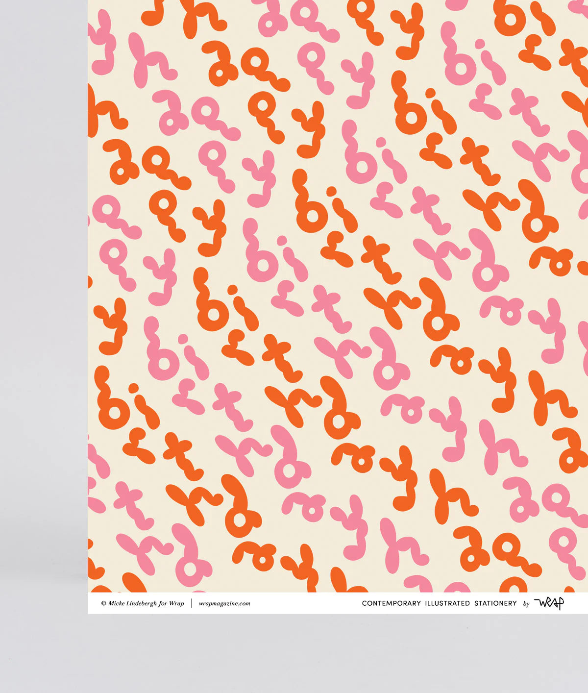 Gift Wrapping 包装紙 / Happy Birthday Bubble Writing